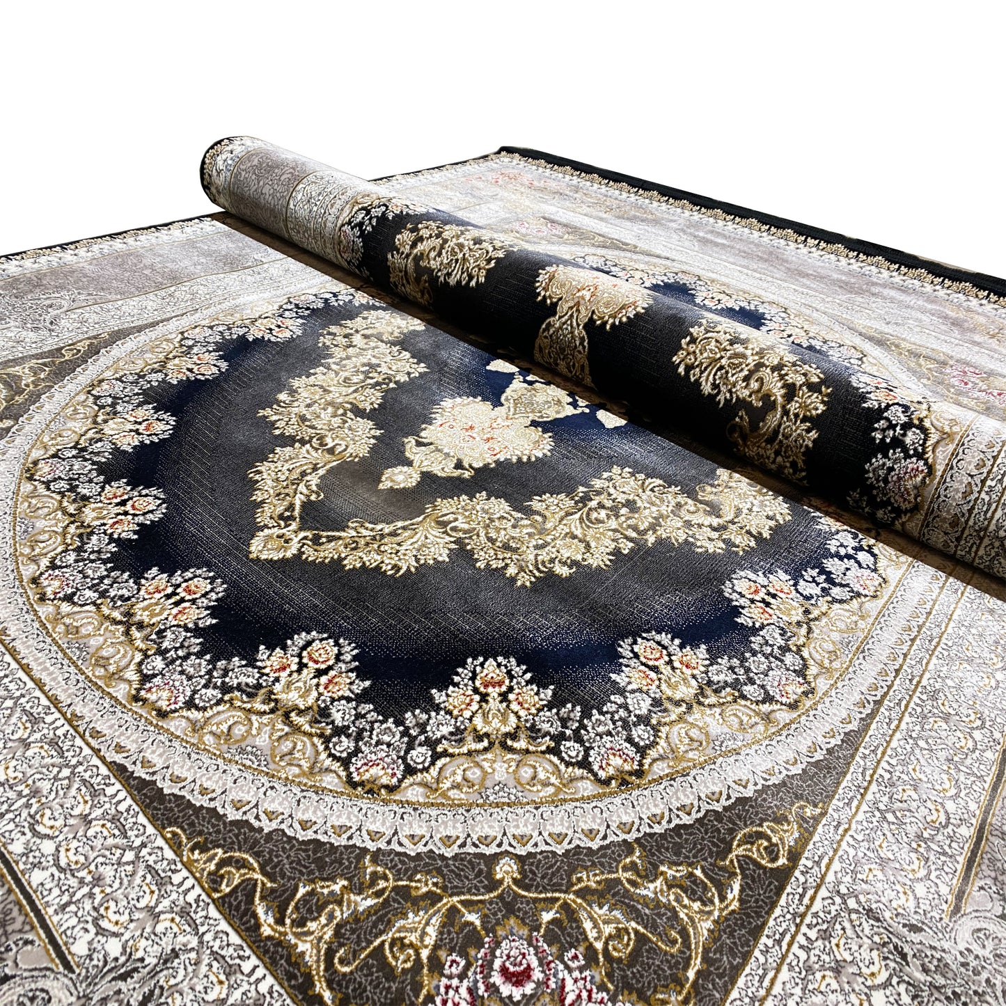 Alfombra azul marino 170x240cm