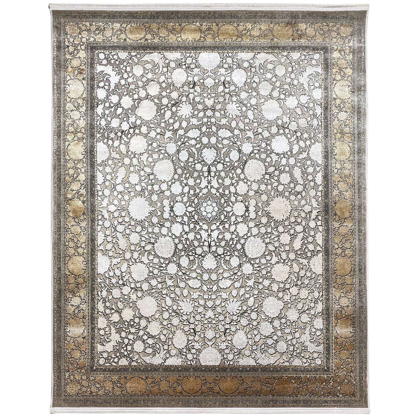 Alfombra plata-oro 170x240cm