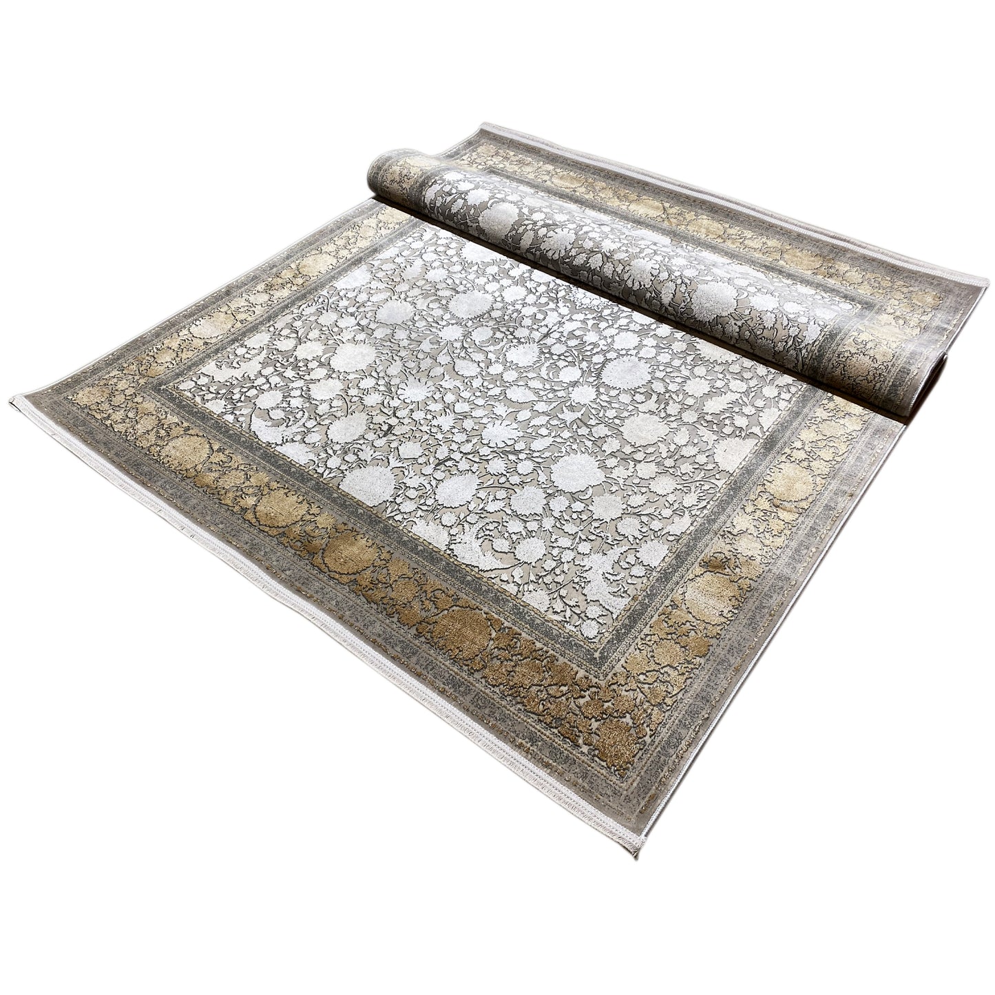 Alfombra plata-oro 170x240cm