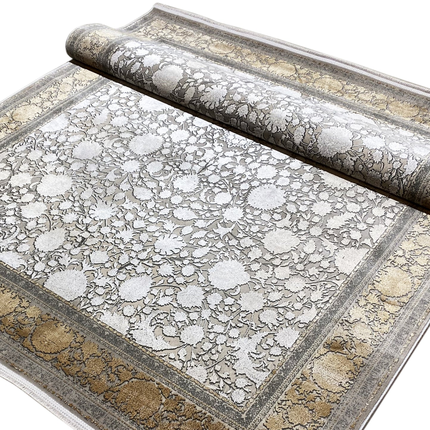 Alfombra plata-oro 170x240cm