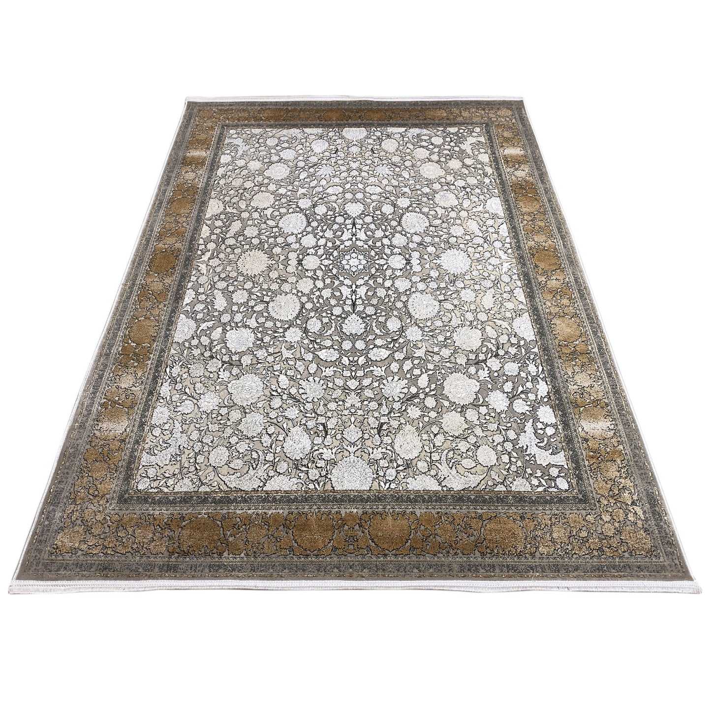 Alfombra plata-oro 170x240cm