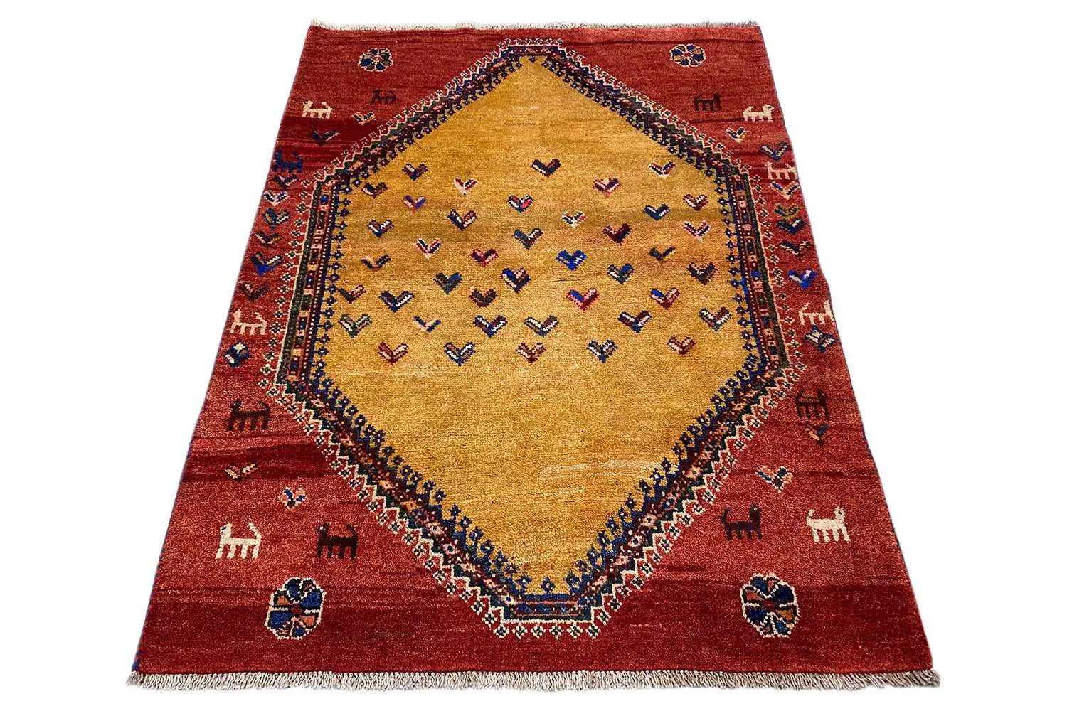 Gabbeh Teppich (162x122 cm) - German Carpet Shop
