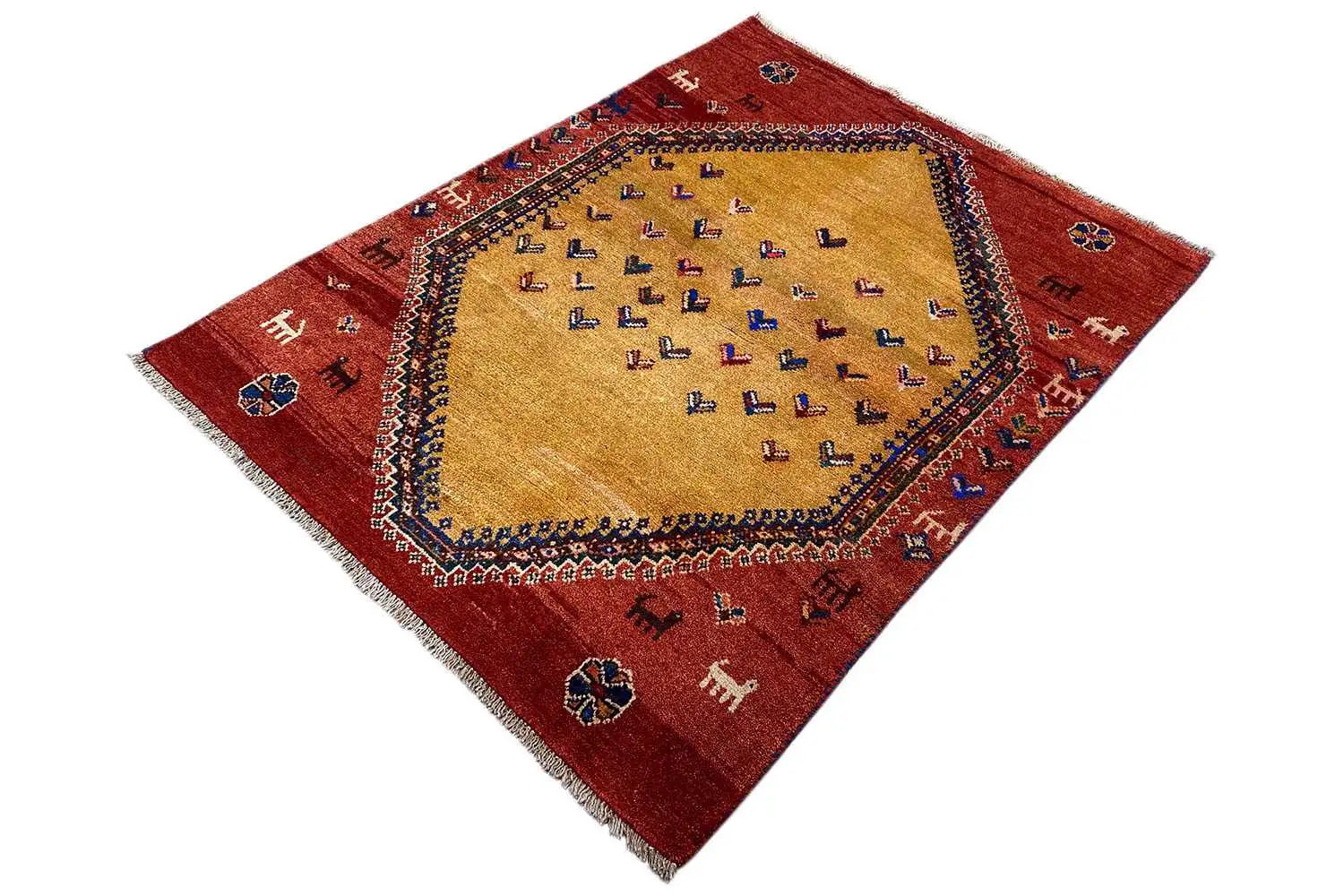 Gabbeh Teppich (162x122 cm) - German Carpet Shop