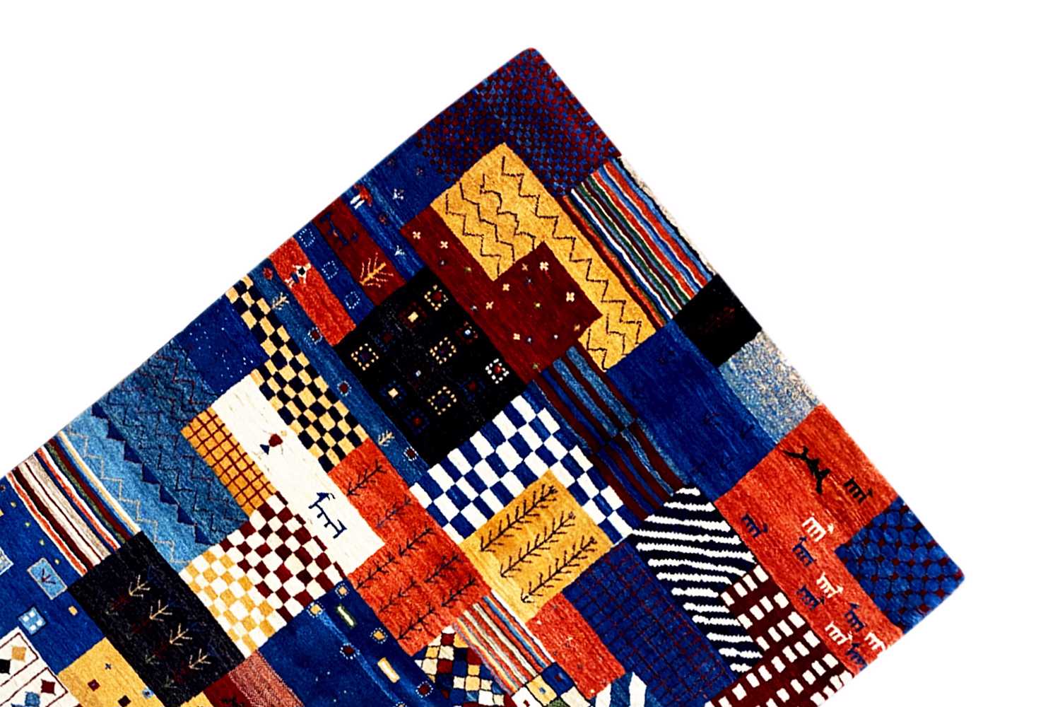 Gabbeh Teppich (170x240 cm / 6x8 ft) - German Carpet Shop