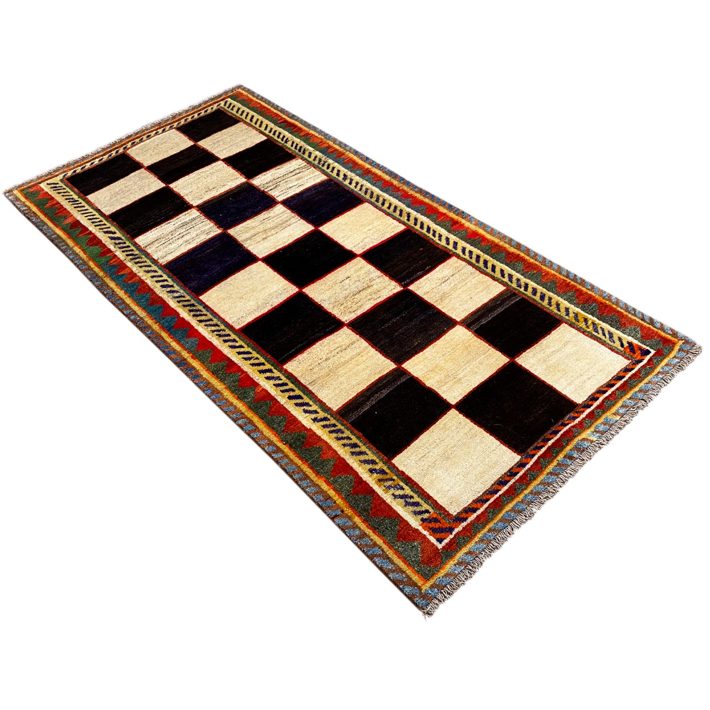 Alfombra Gabbeh 194x100 cm