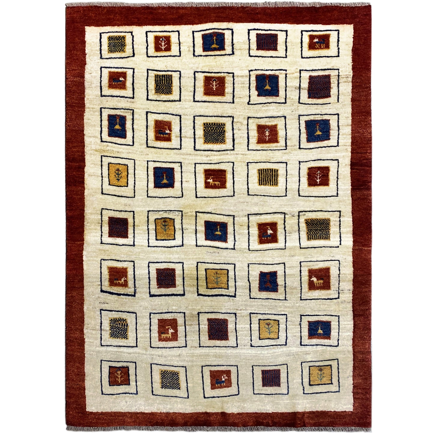 Alfombra Gabbeh 160x111 cm