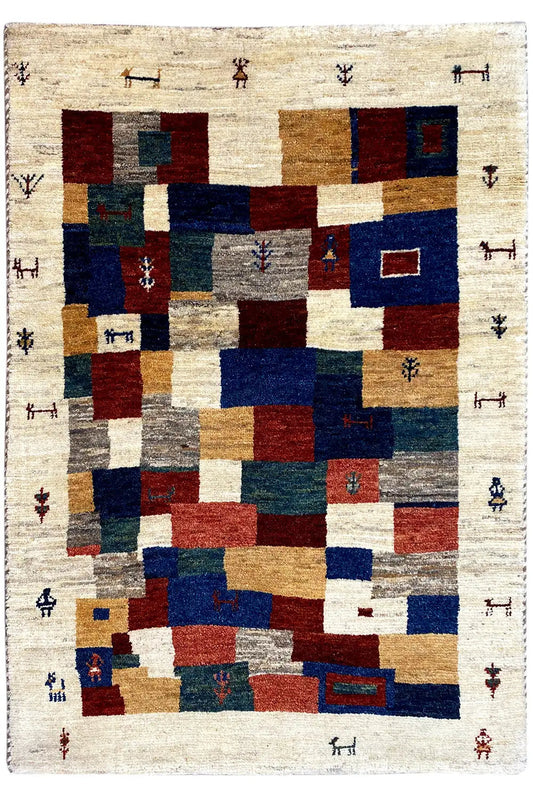 Gabbeh Teppich (121x83 cm) - German Carpet Shop