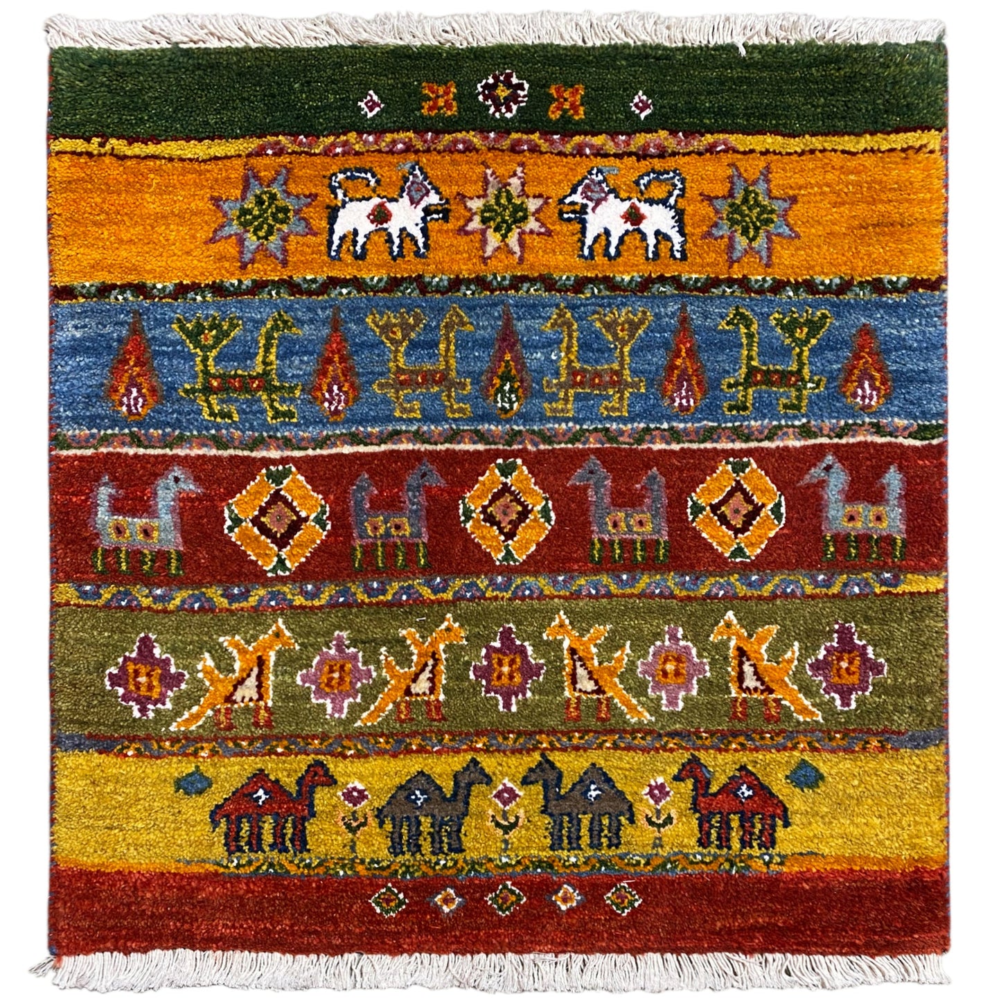 Gabbeh Lori - (63x62cm) - German Carpet Shop