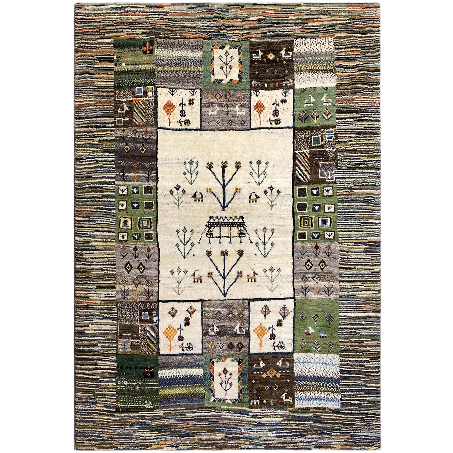 Alfombra Gabbeh 210x153 cm
