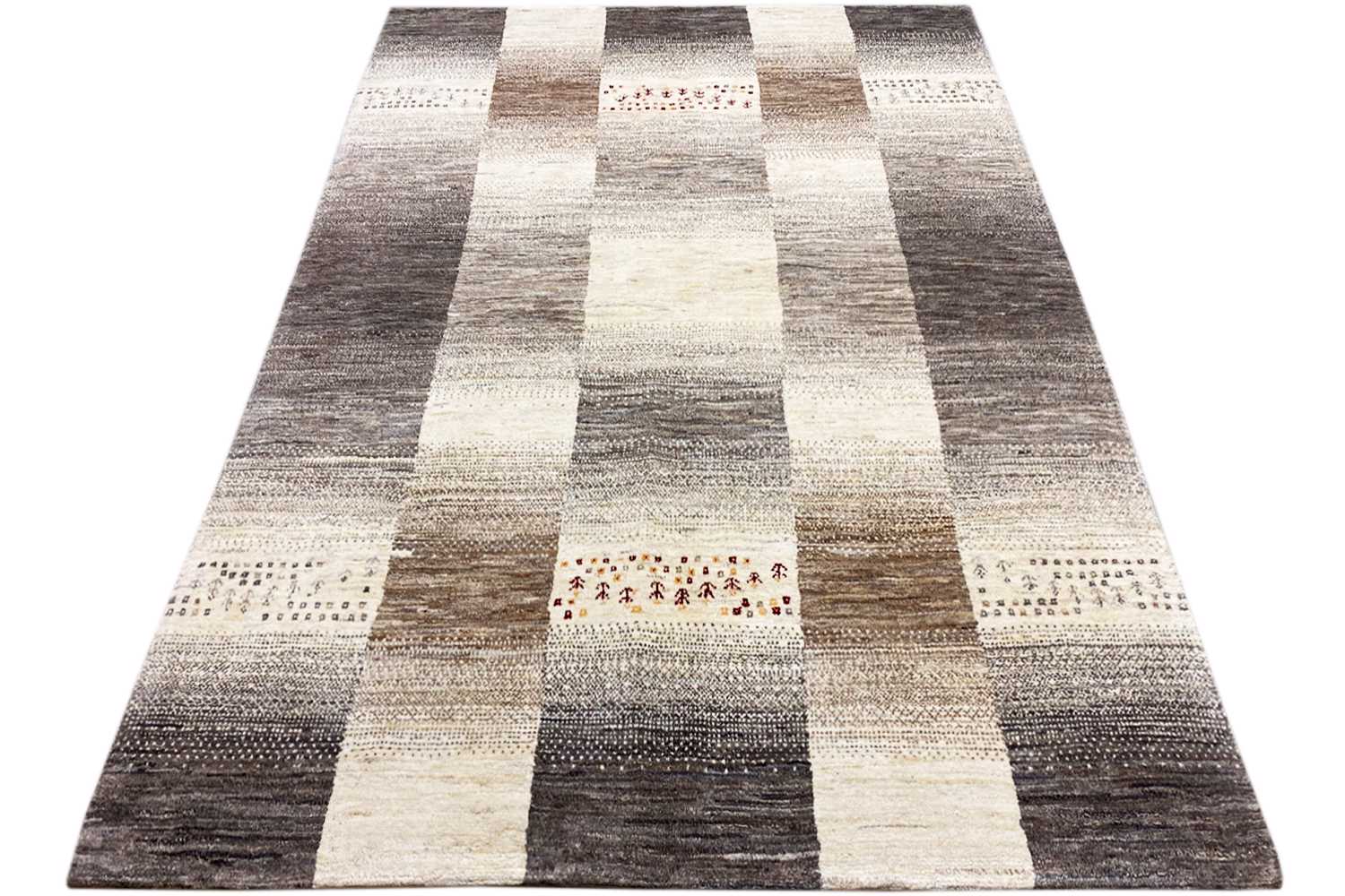 Gabbeh-Teppich (170x240 cm / 6x8 ft) - Authentischer persischer Wollteppich - German Carpet Shop