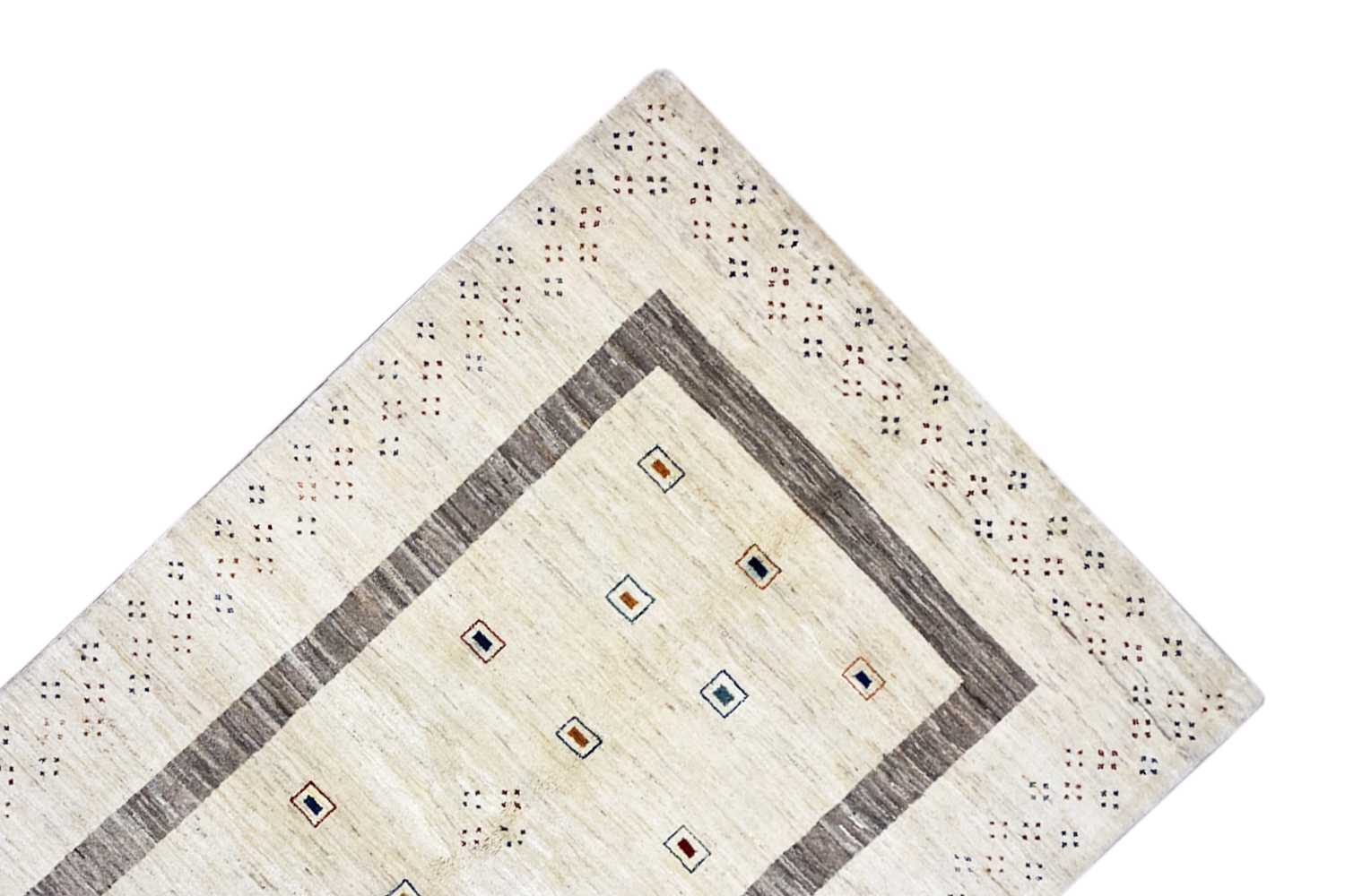 Natürlicher Gabbeh Teppich (170x240 cm / 6x8 ft) - German Carpet Shop