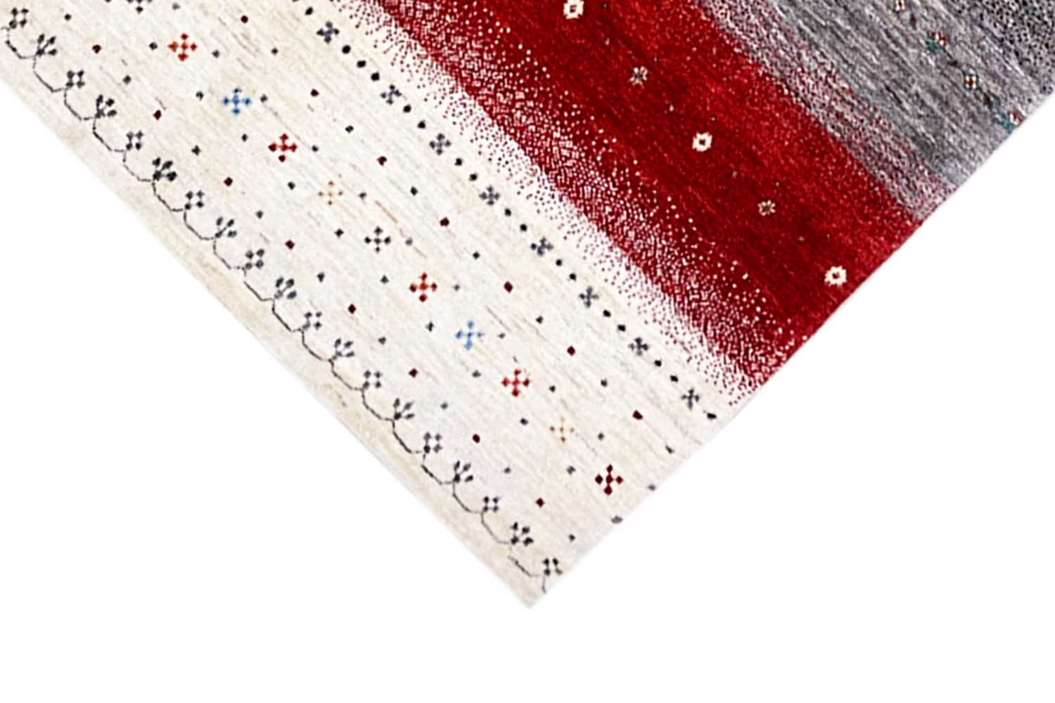 Mehrfarbiger Gabbeh Teppich (170x240 cm / 6x8 ft) - German Carpet Shop