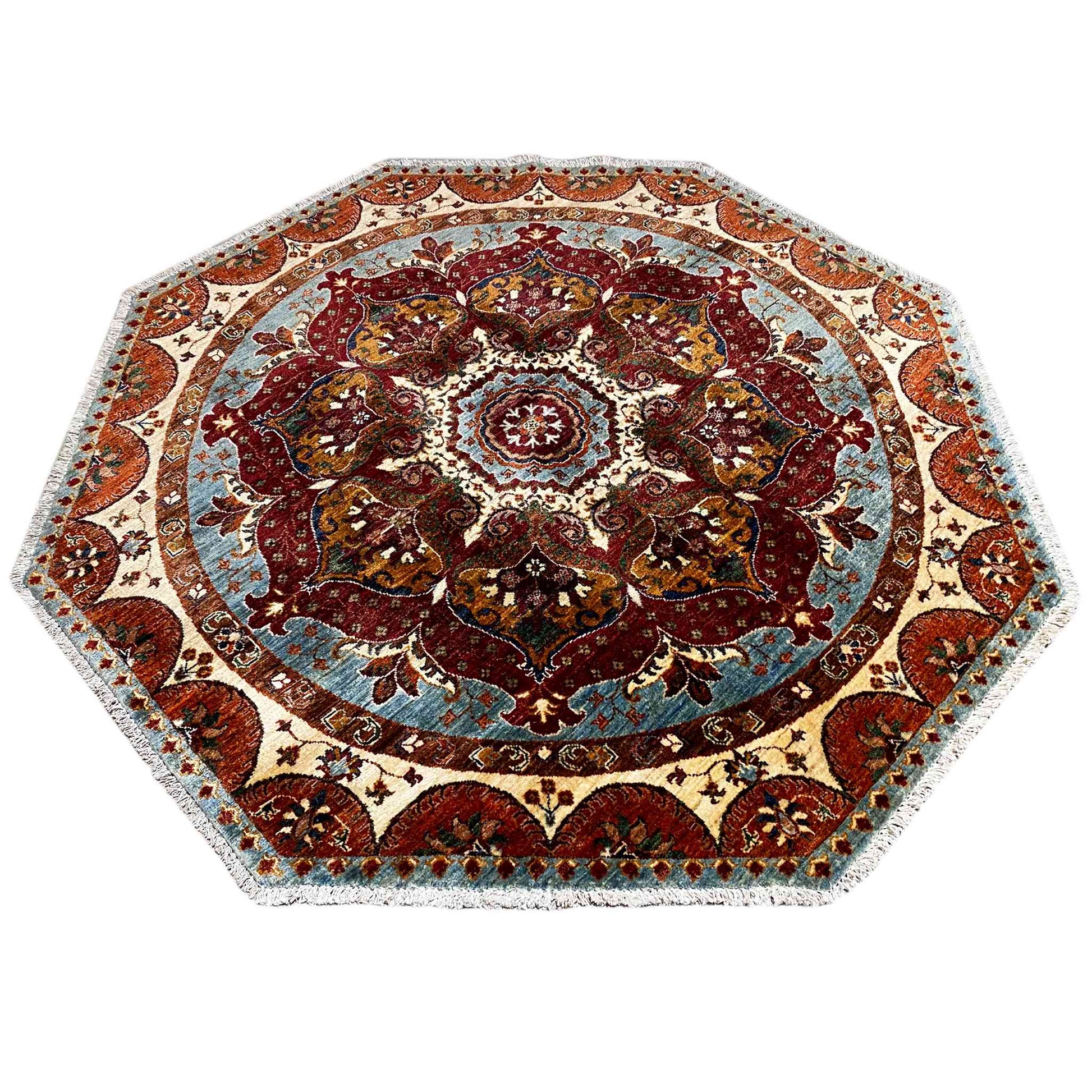 Achteckiger Teppich, 172x168 cm - German Carpet Shop