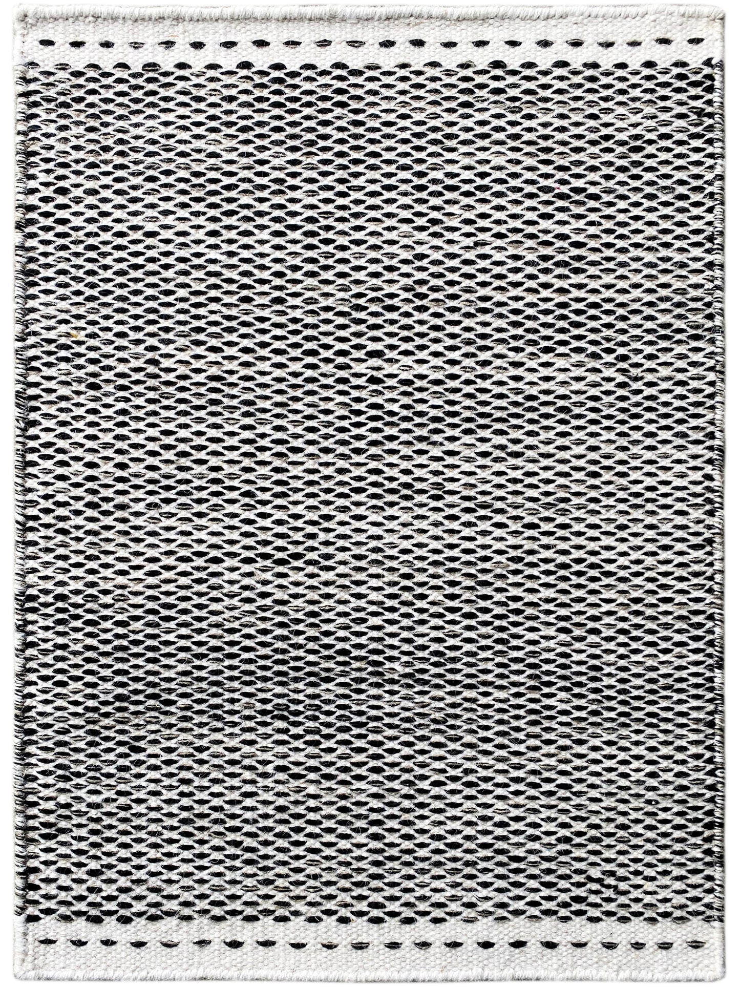 Alfombra Kelim negra - 60x90 cm