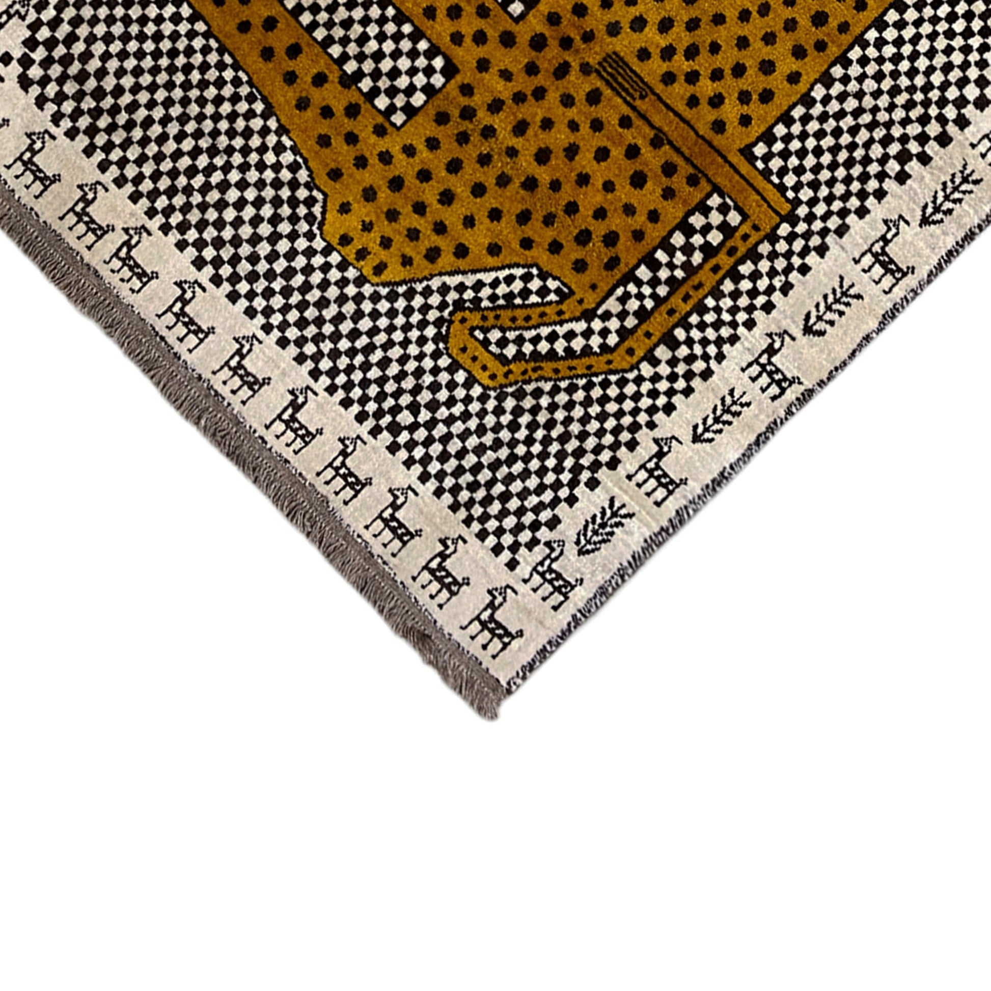 Gabbeh Teppich Leopard 182x108 cm - German Carpet Shop