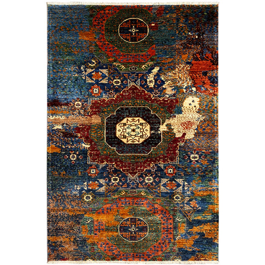 Handgeknüpfter Mamluk Teppich 242x171 cm - German Carpet Shop