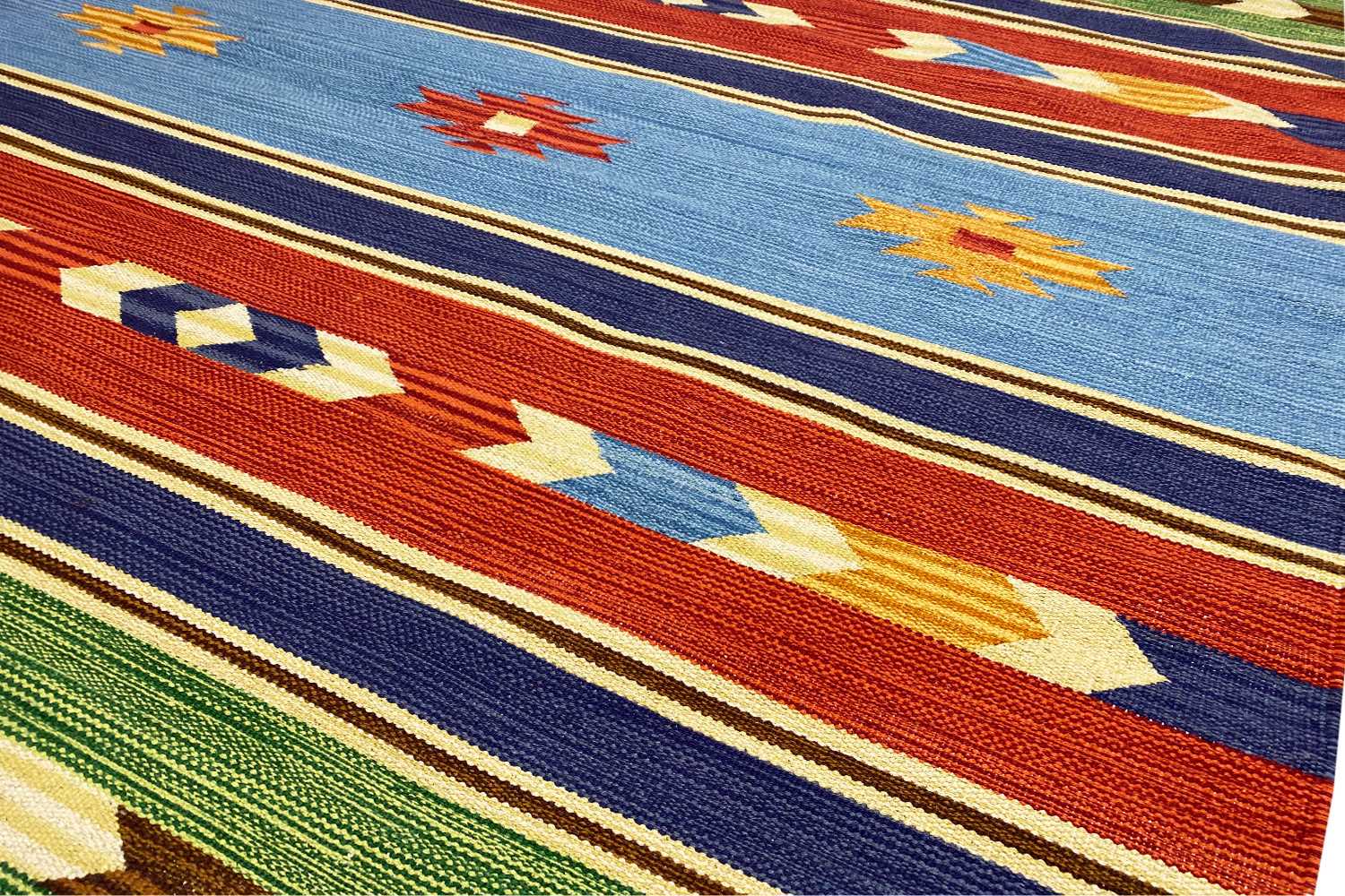 Moderner Kelim Teppich - Samak (140X200 cm) - German Carpet Shop