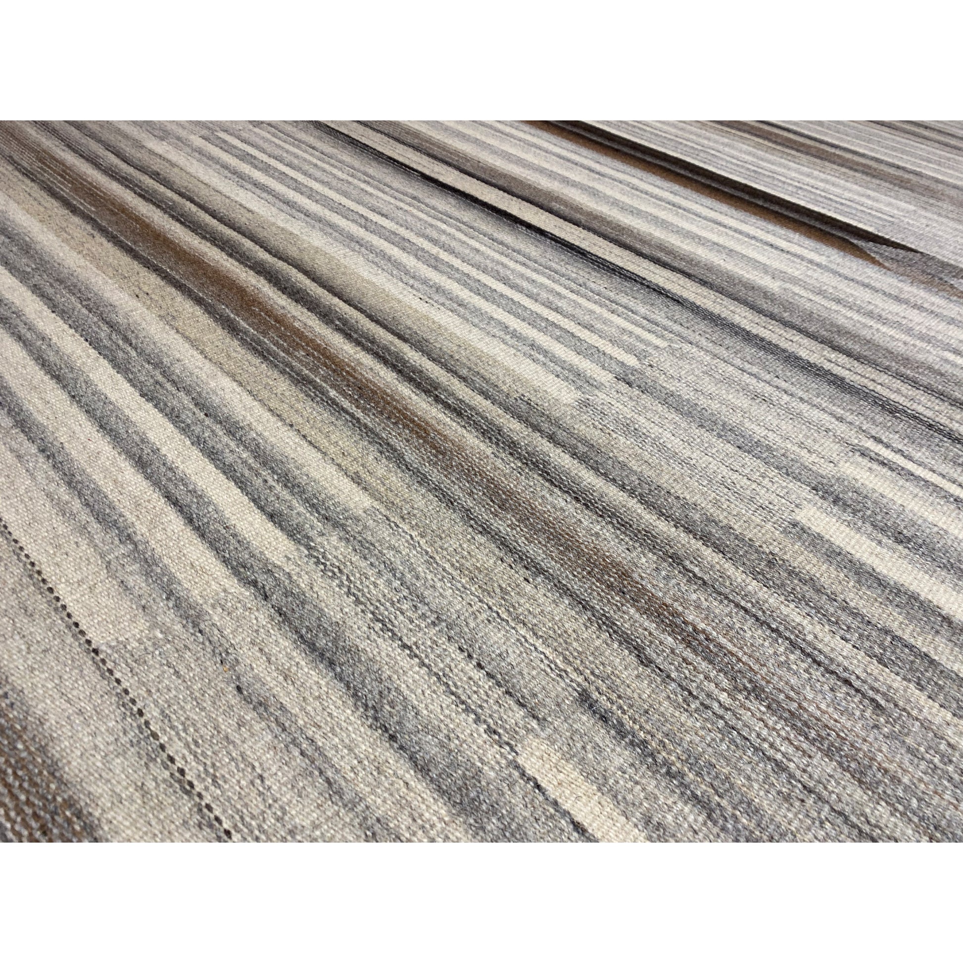 Handgefertigter Kelim Dhurrie Beige – 230x160 cm - German Carpet Shop