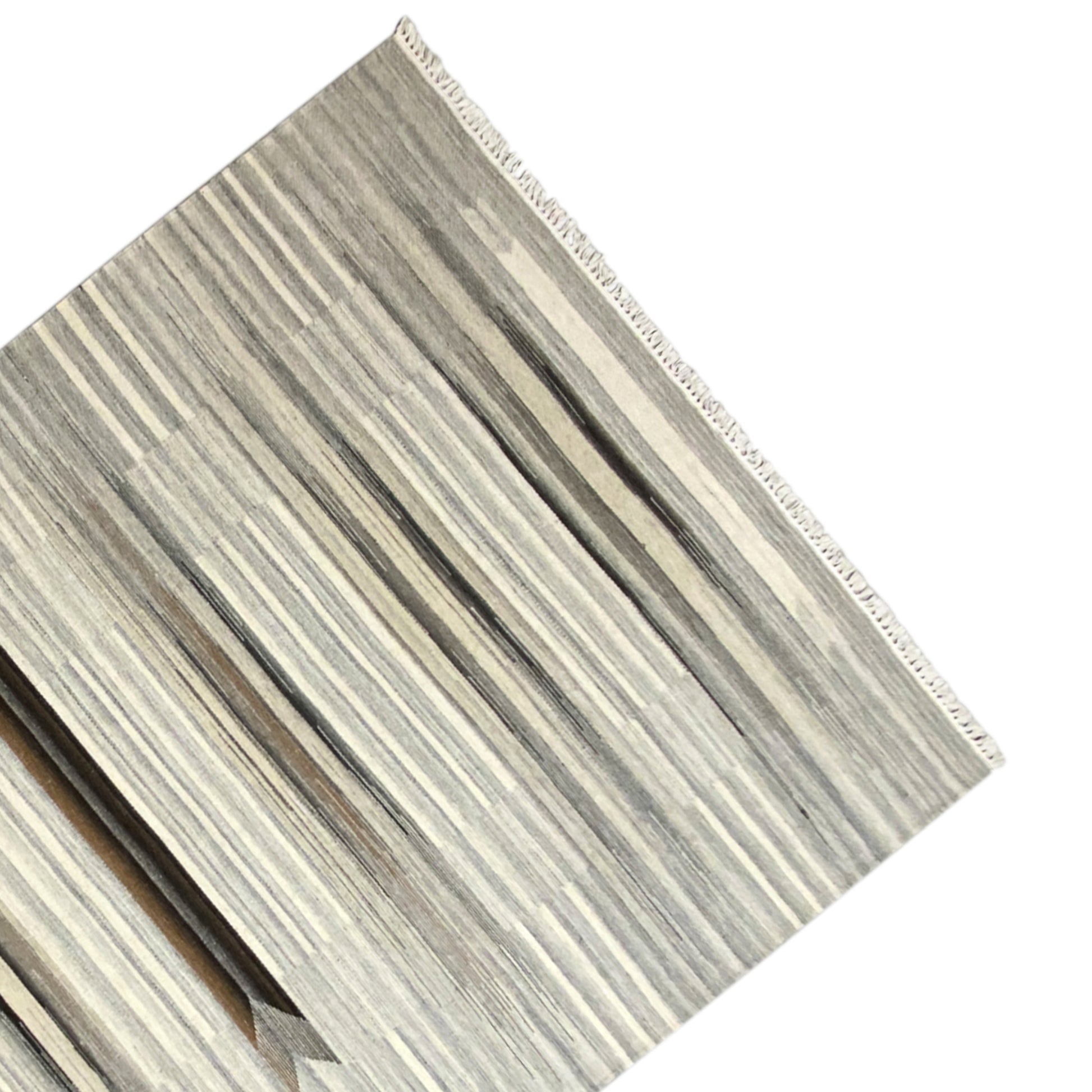 Handgefertigter Kelim Dhurrie Beige – 230x160 cm - German Carpet Shop