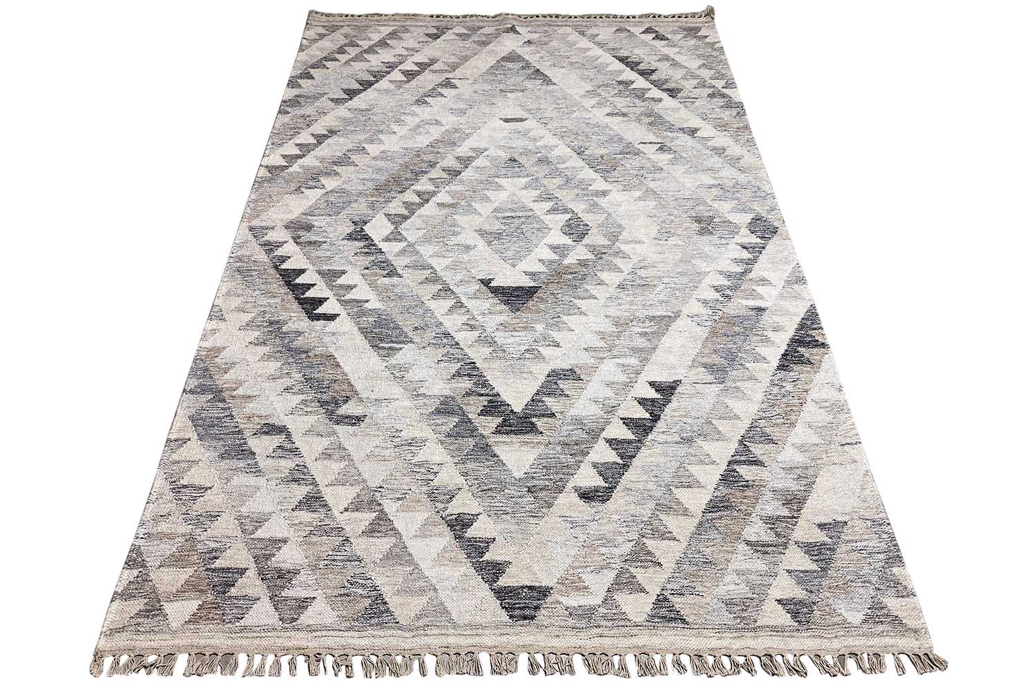 Moderne Kelim - Dhurrie - (237x155 cm) - German Carpet Shop