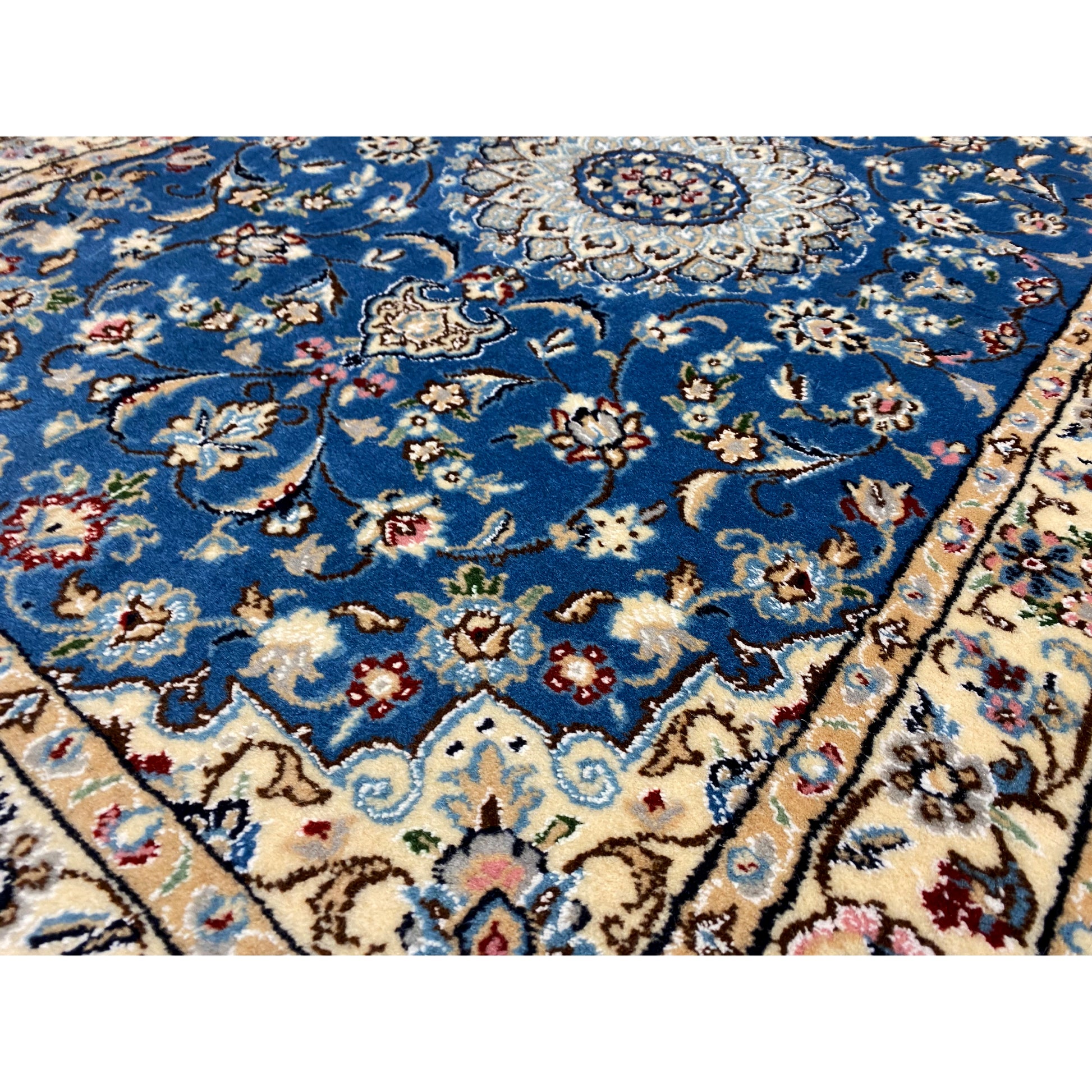 Nain Teppich Blau, 120x77 cm - German Carpet Shop