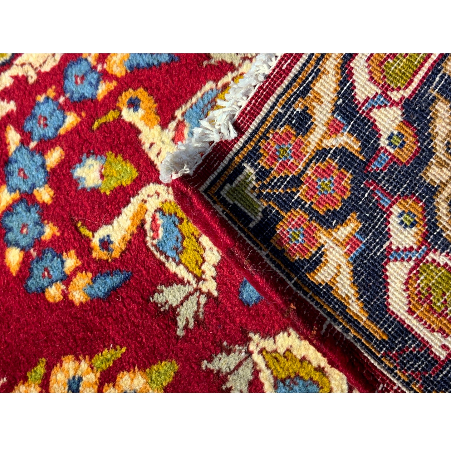 Poshti Teppich, Rot, 66x64 cm - Premium Poshti Teppich from German Carpet Shop - Just €190! Shop now at German Carpet Shop