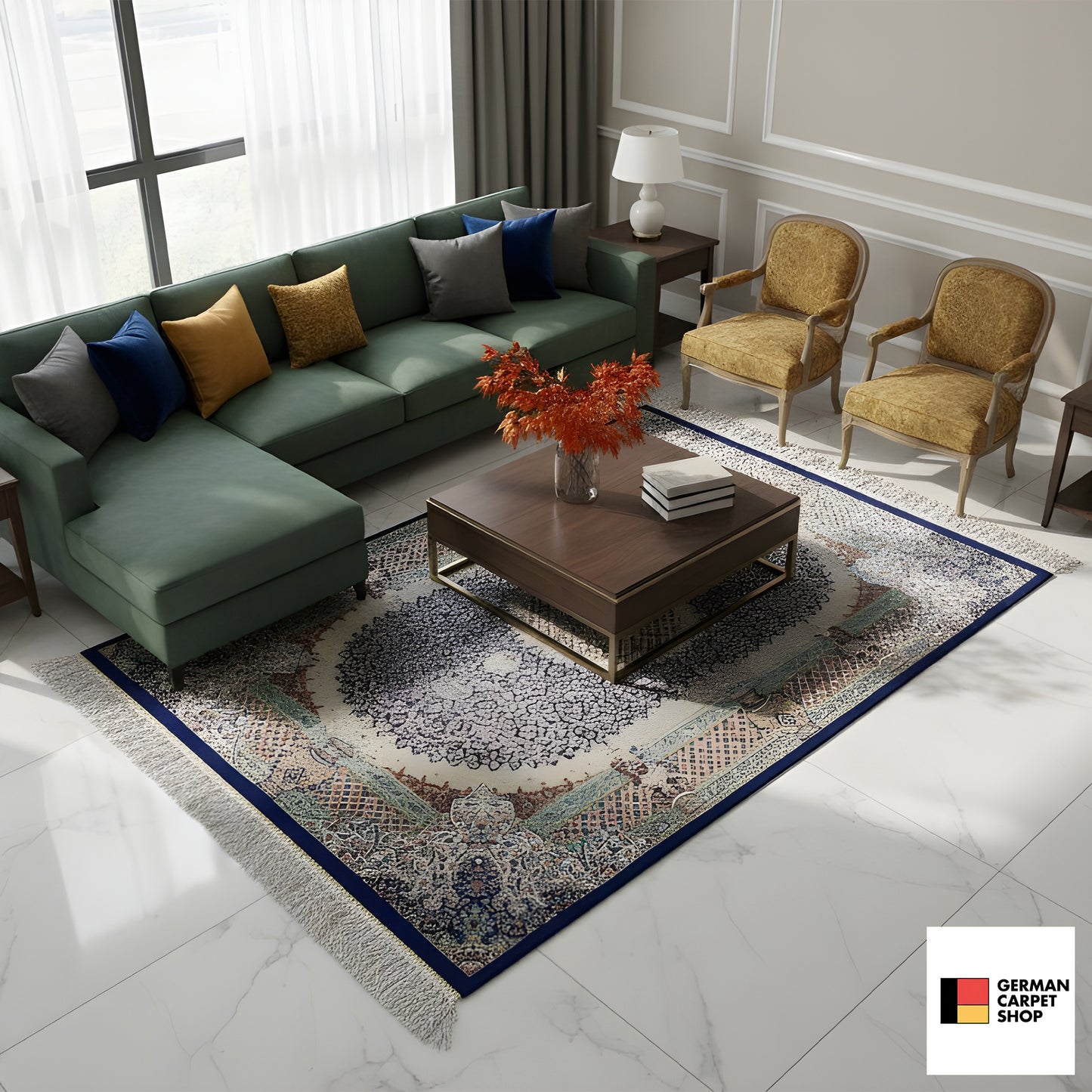 Alfombra Ghom 156x102cm