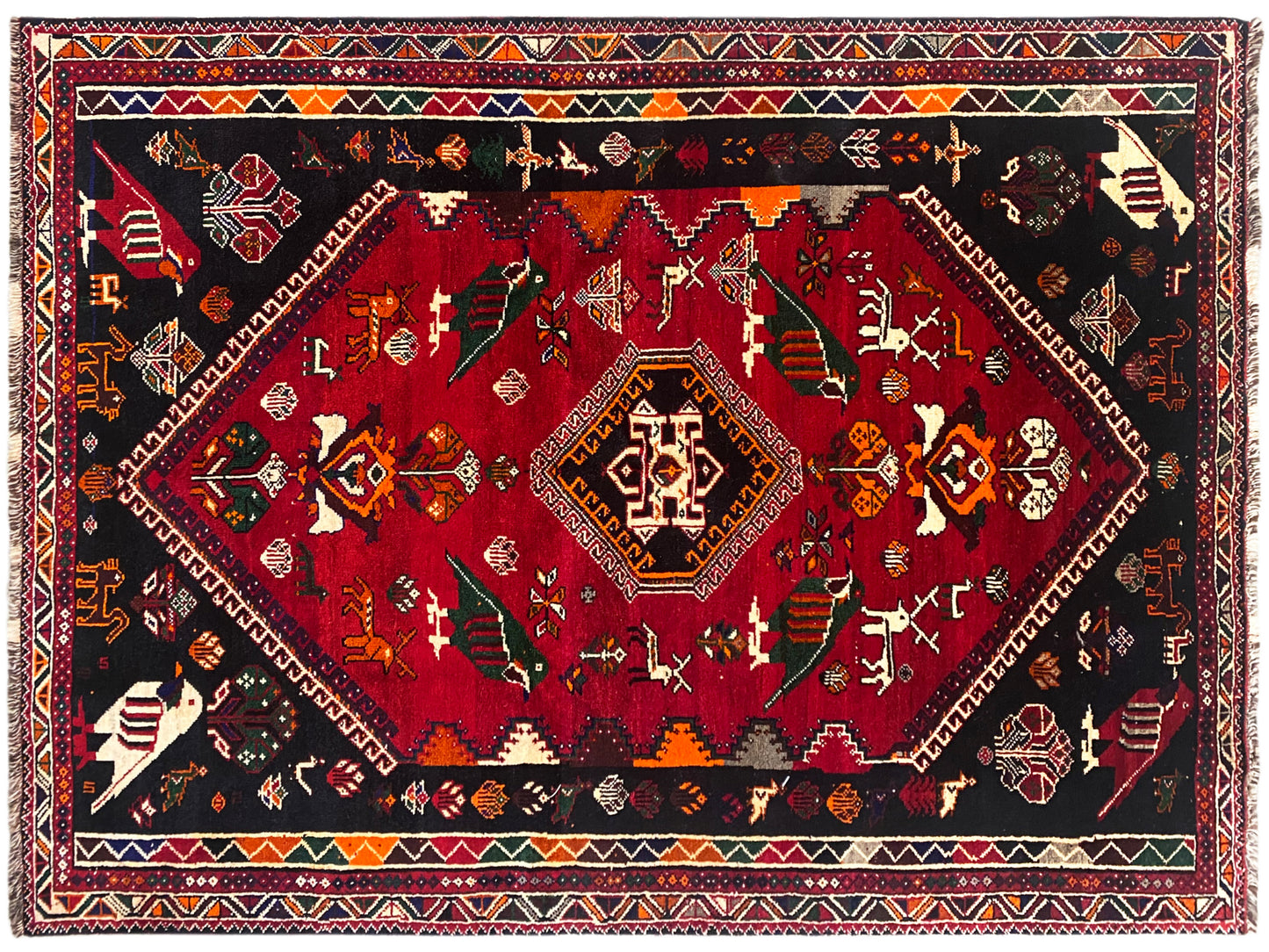 Alfombra Shiraz qashqai - 269x189 cm
