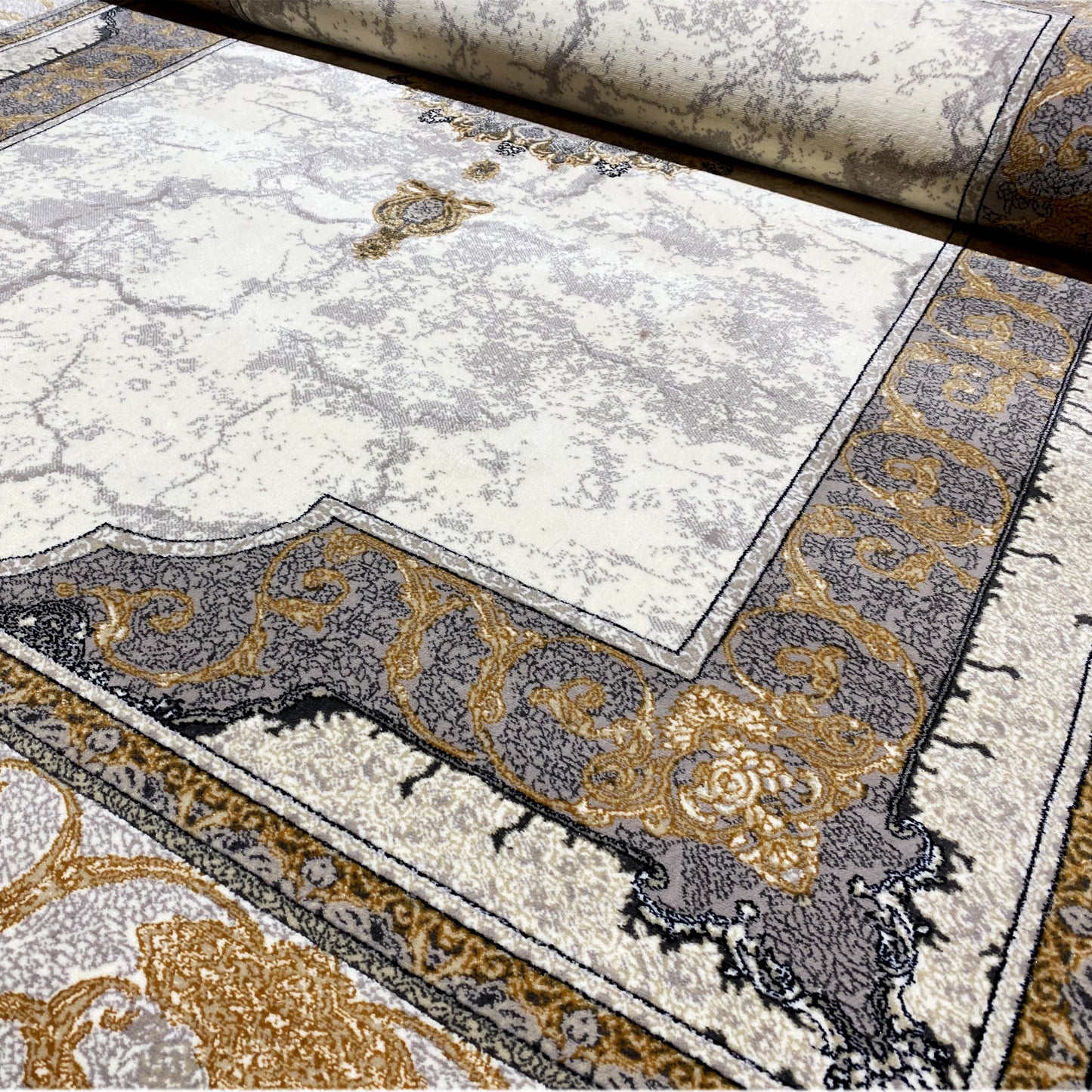 Alfombra Hayat crema 160x230 cm