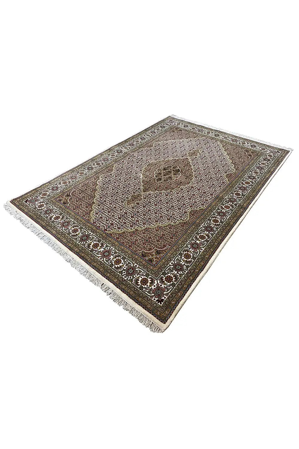 Indo Täbriz Teppich - 1419411 (245x173 cm) - Premium Mahi from German Carpet Shop - Just €800! Shop now at German Carpet Shop