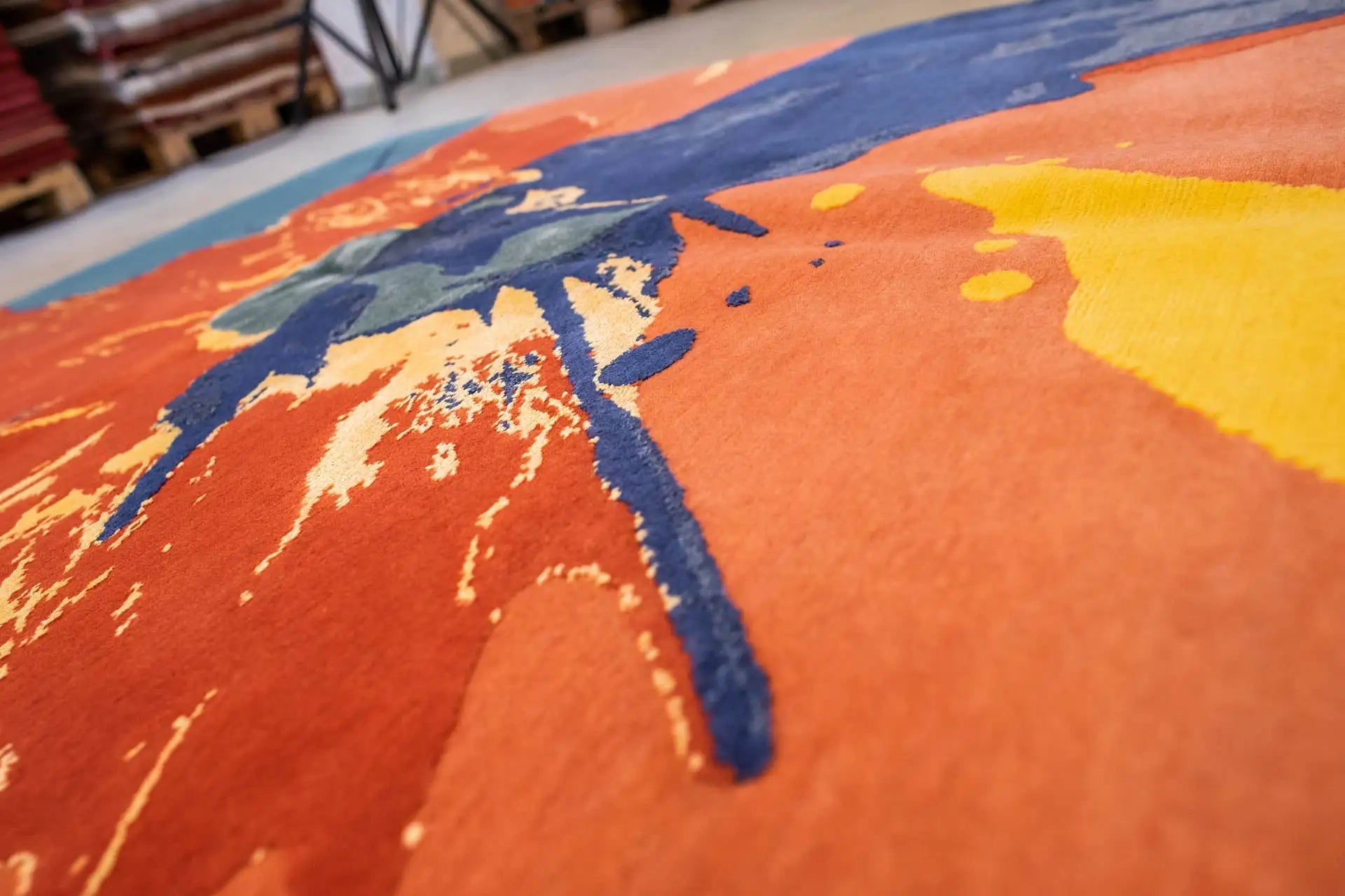 Designer Rug by Pascal Walter - Splash (209x152 cm) - German Carpet Shop