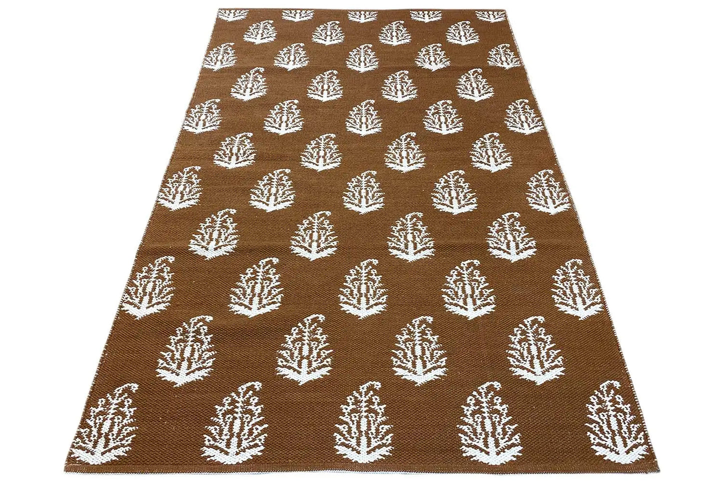 Moderne Kelim - Samak 06 Brown - German Carpet Shop