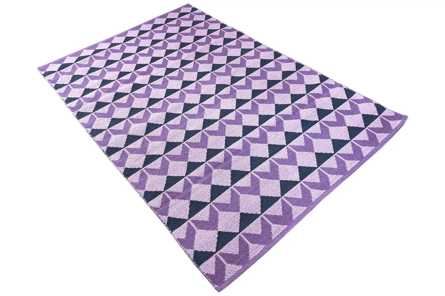Moderner Kelim - Samak 05 Violet - German Carpet Shop