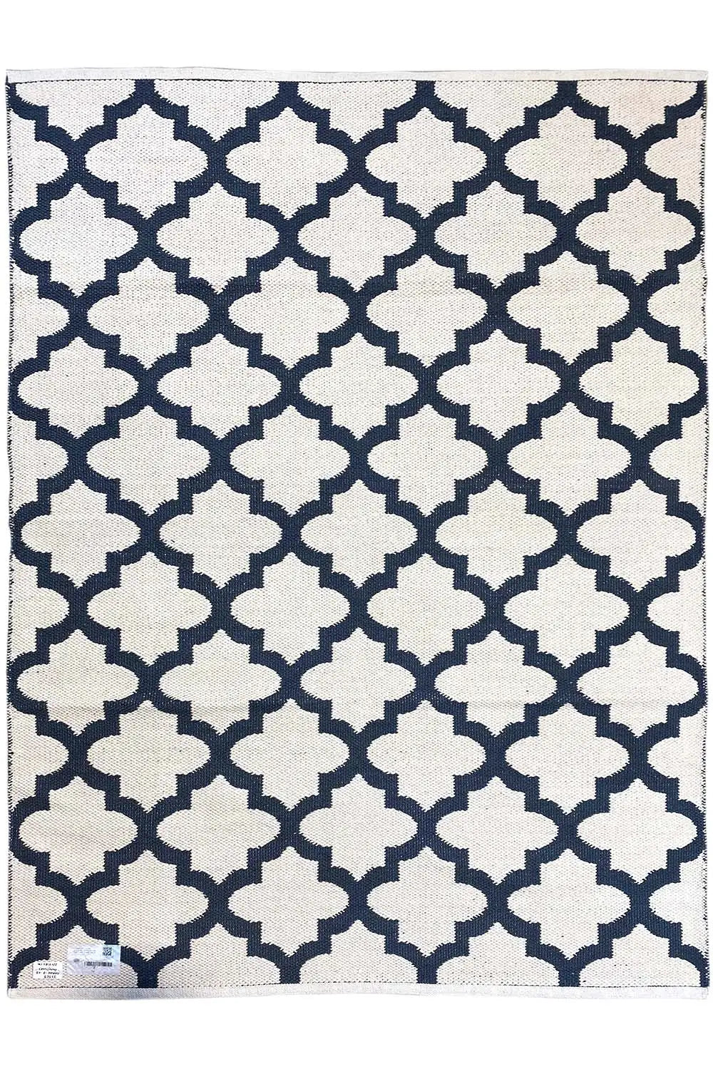 Moderner Kelim - Samak 03 Black - German Carpet Shop