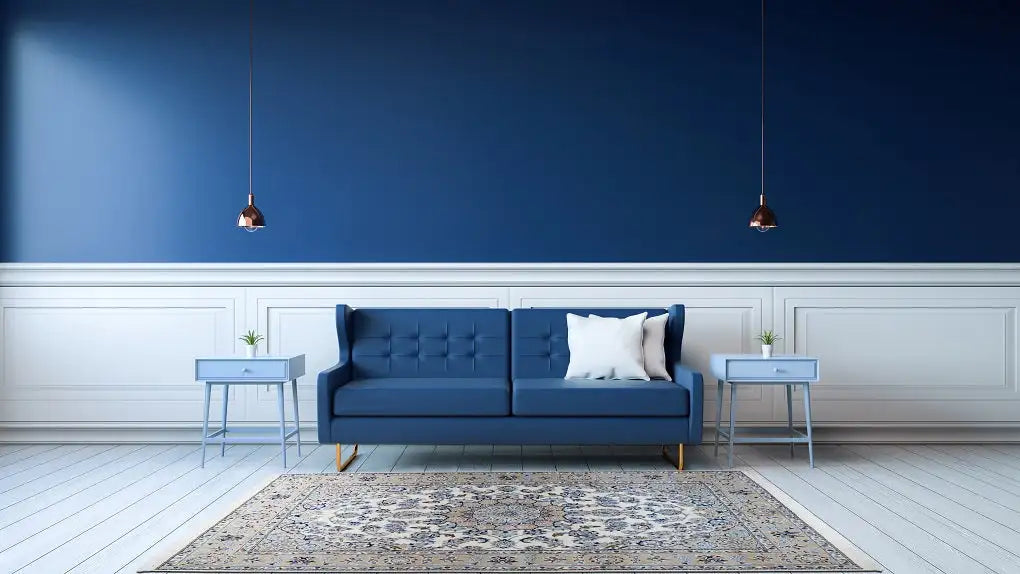 Indo Nain Teppich - Beige (249x174 cm) - German Carpet Shop