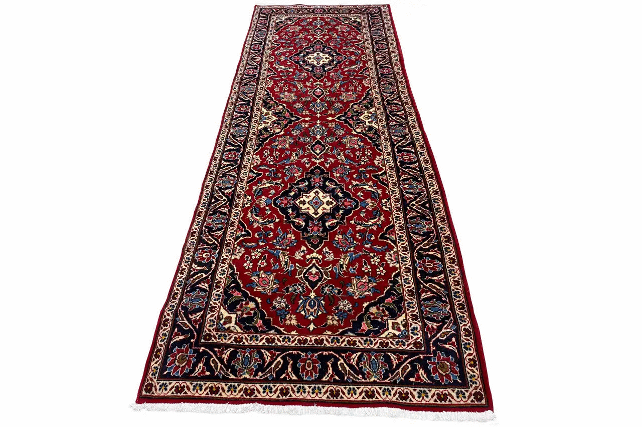 Keshan - Rot (326x108 cm) - German Carpet Shop