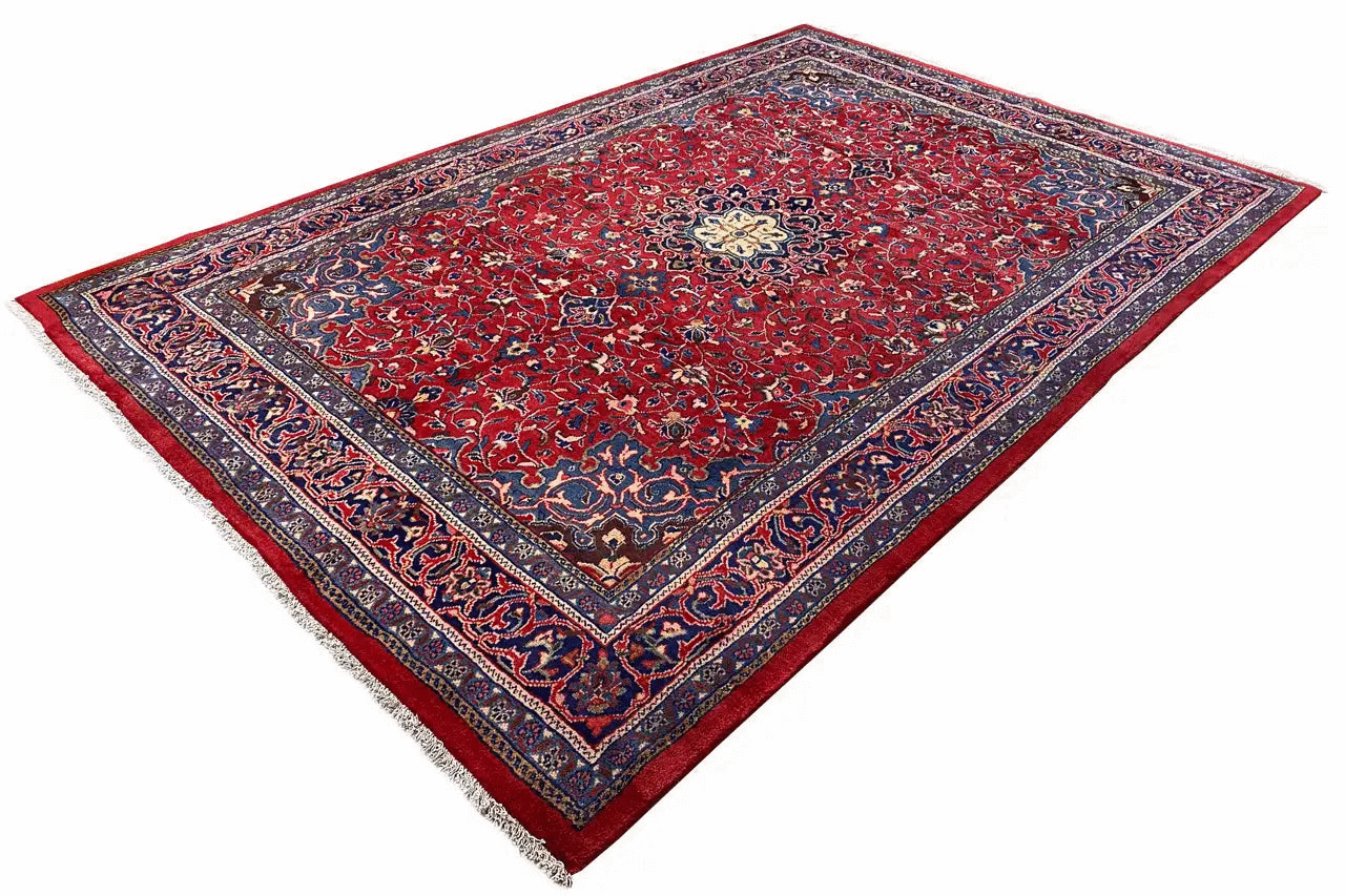 Keshan - Rot (330x212 cm) - German Carpet Shop