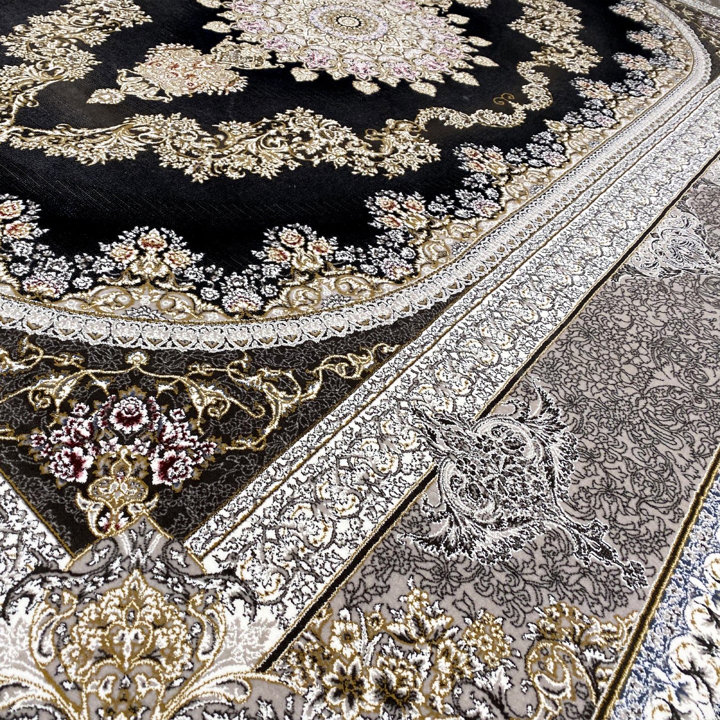 Alfombra azul marino 170x240cm