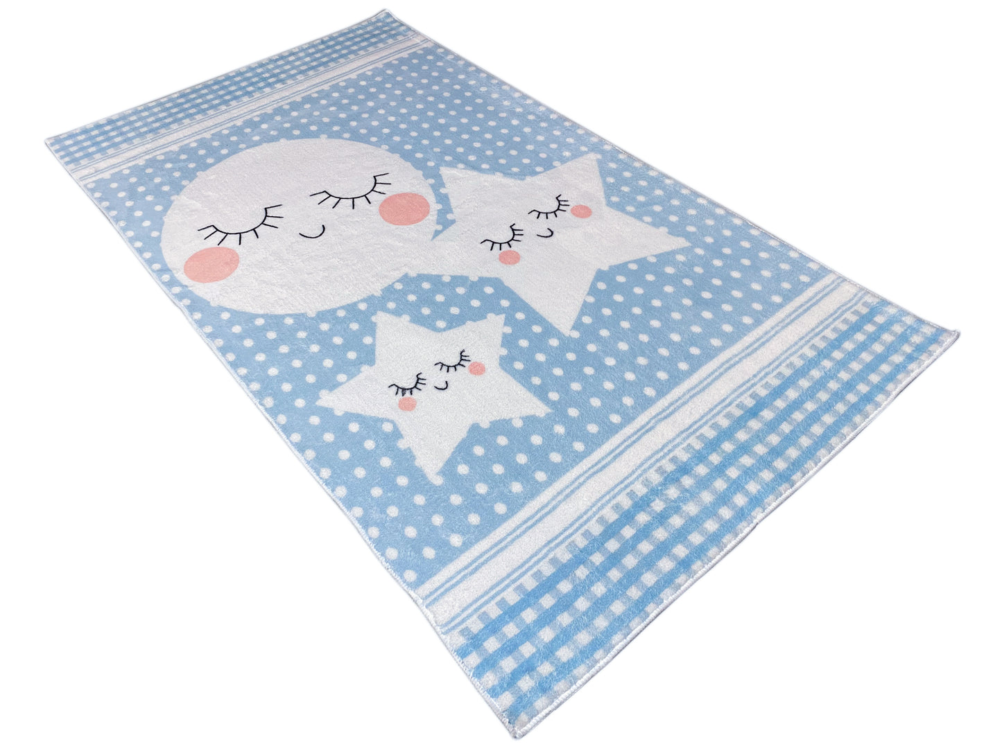 Alfombra infantil „Mundo de estrellas“, azul, 160x230 cm