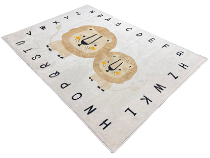 Alfombra infantil „León“, beige, 140x200 cm