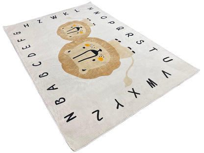 Alfombra infantil „León“, beige, 160x230 cm