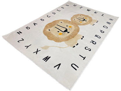 Alfombra infantil „León“, beige, 160x230 cm