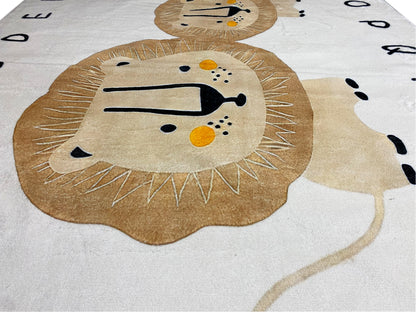 Alfombra infantil „León“, beige, 160x230 cm