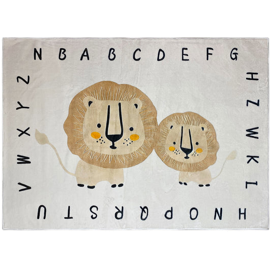 Alfombra infantil „León“, beige, 160x230 cm