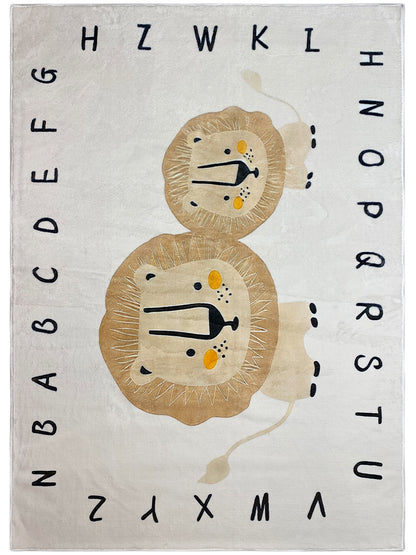 Alfombra infantil „León“, beige, 160x230 cm