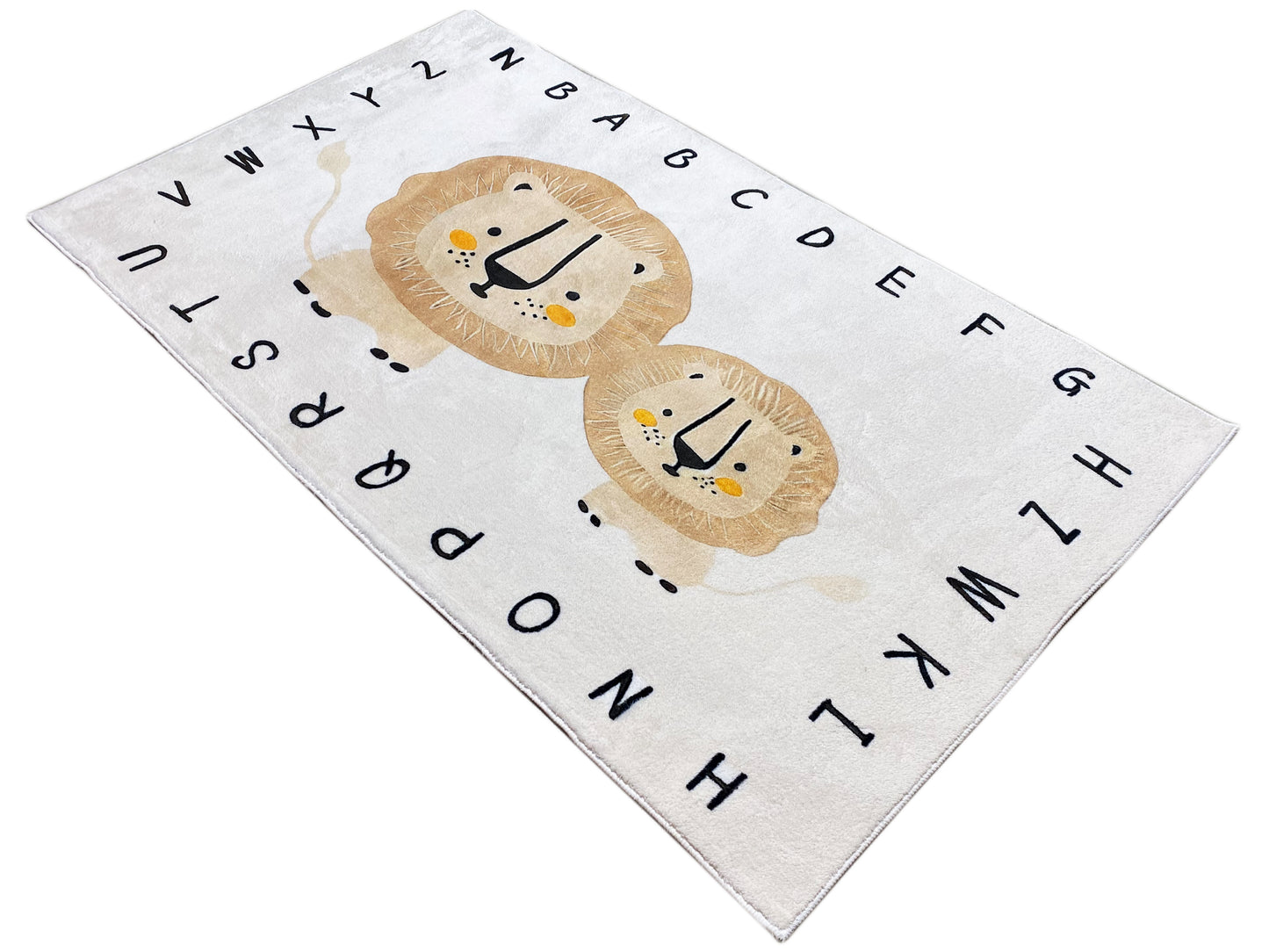 Alfombra infantil „León“, beige, 90x160 cm