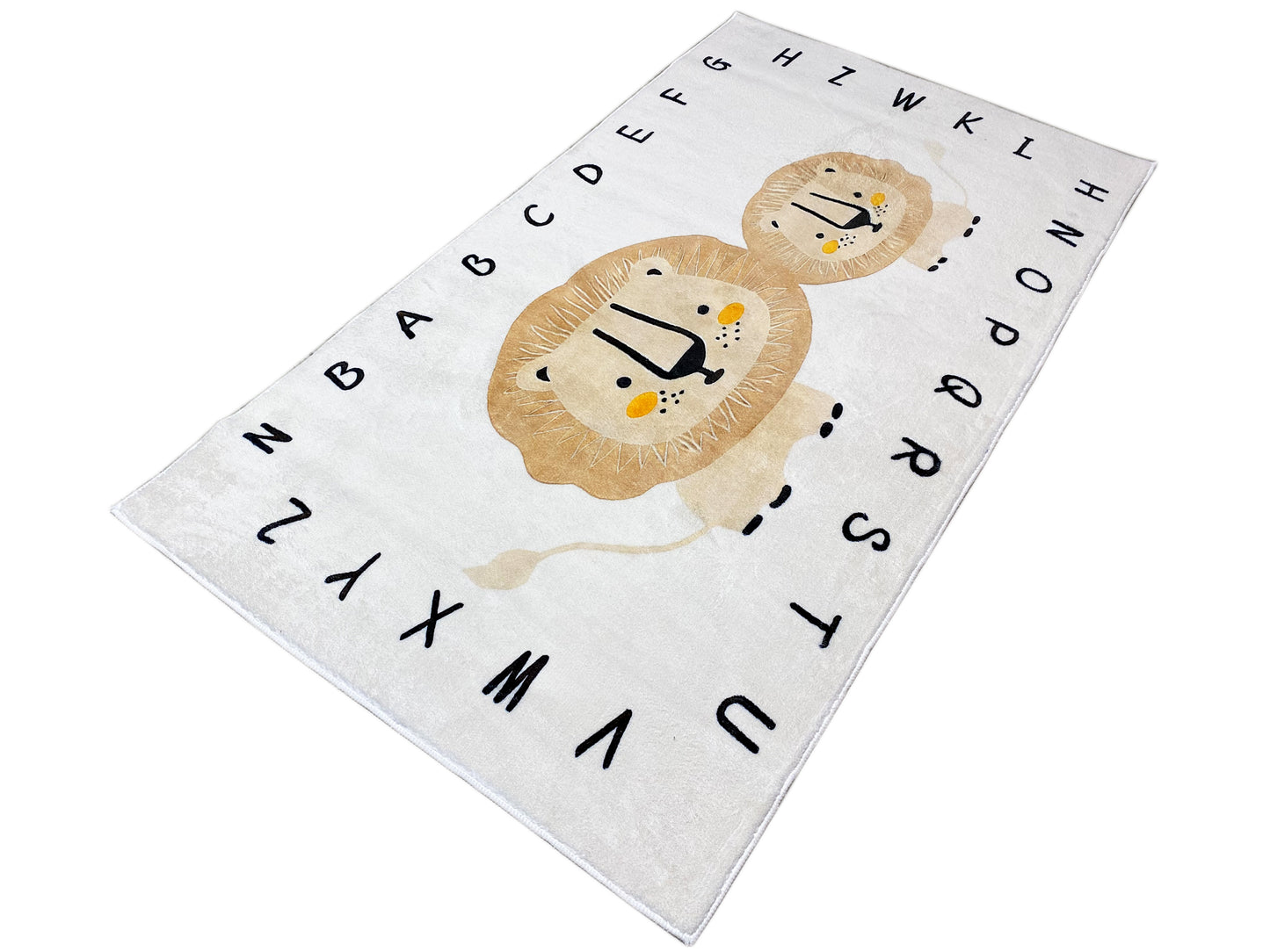 Alfombra infantil „León“, beige, 90x160 cm