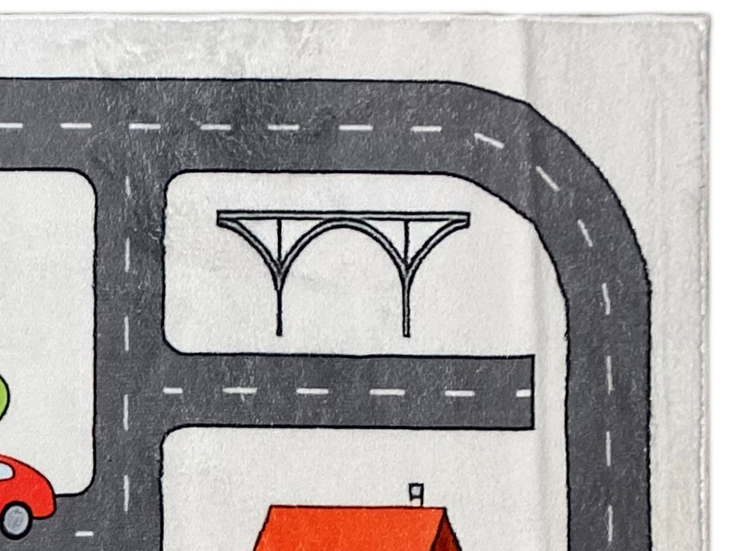 Alfombra infantil „Calle“, gris, 140x200 cm