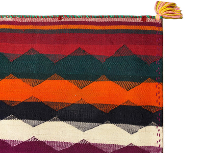 Handgesponnene Wolle Jajim Teppich Unikat