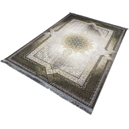 Moderner Klassiker Teppich mit auffälligem Stern-Muster.